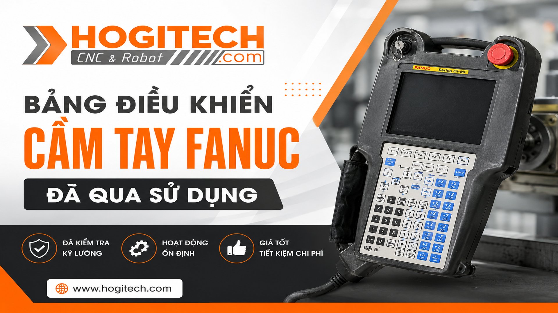 bang-dieu-khien-cam-tay-fanuc-da-qua-su-dung Bảng điều khiển cầm tay Fanuc đã qua sử dụng của Hogitech
